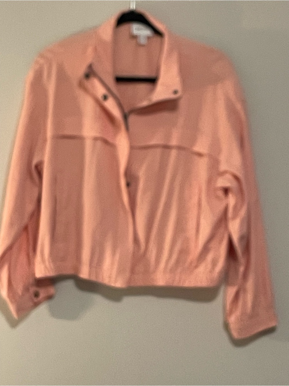 Nine West Blush Pink Bomber Jacket
